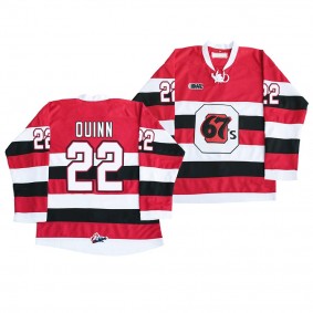 OHL Ottawa 67's Jack Quinn Red 2020 NHL Draft Jersey