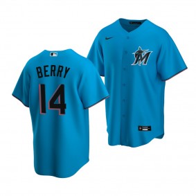 Jacob Berry Miami Marlins 2022 MLB Draft Jersey Blue Alternate Replica