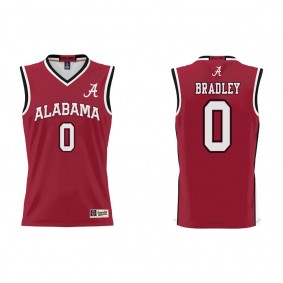Jaden Bradley Alabama Crimson Tide ProSphere NIL Pick-A-Player Basketball Jersey Crimson