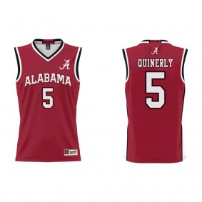 Jahvon Quinerly Alabama Crimson Tide ProSphere NIL Pick-A-Player Basketball Jersey Crimson