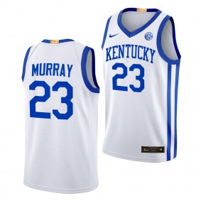 Kentucky Wildcats Jamal Murray White #23 Alumni Basketball Jersey 2022-23 Home