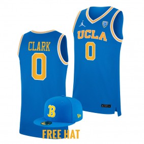 Jaylen Clark #0 UCLA Bruins College Basketball Free Hat Jersey 2022-23 Blue