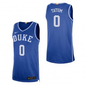 Jayson Tatum Duke Blue Devils Nike Limited Basketball Jersey Royal