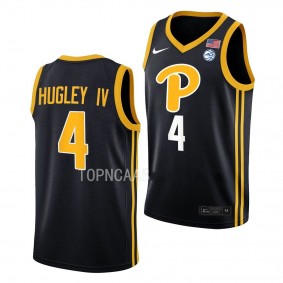 John Hugley IV Pitt Panthers #4 Black College Basketball Jersey