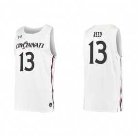 Josh Reed Cincinnati Bearcats College Replica Basketball Jersey White