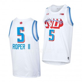 Julian Roper II Northwestern Wildcats Chicago's Own White By the Players Jersey