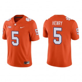 K.J. Henry Clemson Tigers Nike Game College Football Jersey Orange