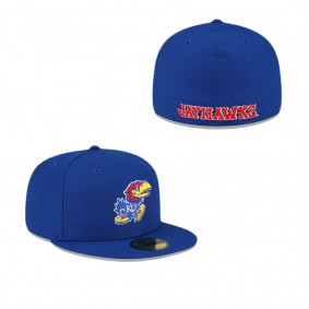 Kansas Jayhawks 59FIFTY Fitted Royal Hat