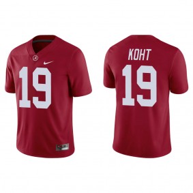 Keanu Koht Alabama Crimson Tide Nike Game College Football Jersey Crimson