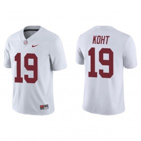 Keanu Koht Alabama Crimson Tide Nike Game College Football Jersey White