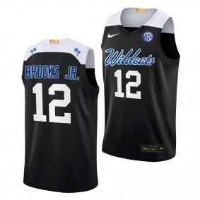 Keion Brooks Jr. Kentucky Wildcats #12 Black College Basketball Jersey 2022-23 Elite