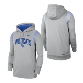 Kentucky Wildcats 2022 Game Day Sideline Performance Pullover Hoodie Gray