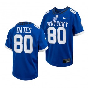 Kentucky Wildcats Brenden Bates College Football 2023 Game Jersey Youth Royal