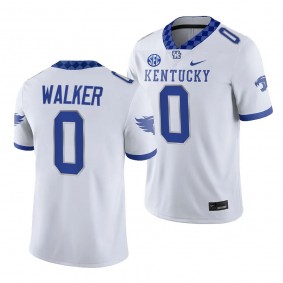 Deone Walker Kentucky Wildcats College Football White Men Game 0 Jersey 2023