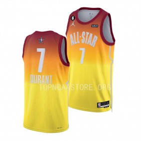 Keven Durant Nets #7 2023 NBA All-Star Red Eastern Conference Jersey