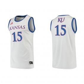 Kevin McCullar Jr. Kansas Jayhawks adidas Swingman College Basketball Jersey Gray