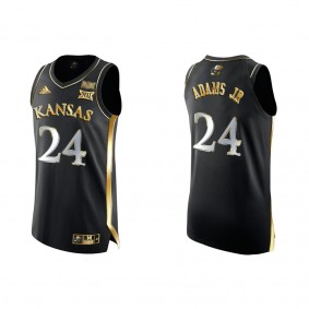 KJ Adams Jr. Kansas Jayhawks Golden Edition College Basketball Jersey Black
