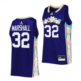 Alcorn State Braves Ladarius Marshall Purple #32 Replica Basketball Jersey Honoring Black Excellence