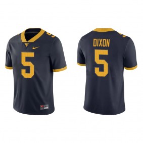 Lance Dixon West Virginia Mountaineers Nike Home Game Jersey Navy
