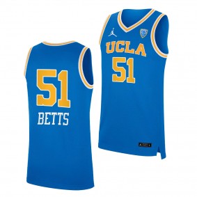 Lauren Betts UCLA Bruins #51 Womens Basketball Blue Unisex Jersey