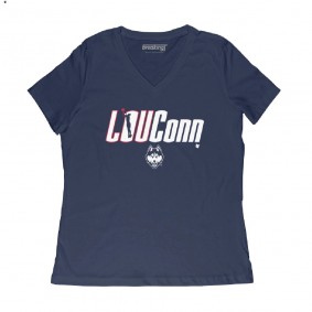 Lou Lopez Senechal V Neck Womens Basketball Navy Women Shirt