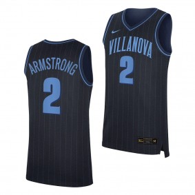 Mark Armstrong #2 Villanova Wildcats Replica Basketball Jersey 2023-24 Navy