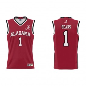 Mark Sears Alabama Crimson Tide ProSphere NIL Pick-A-Player Basketball Jersey Crimson