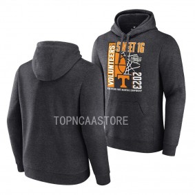 Mens Basketball Charcoal 2023 NCAA March Madness Sweet 16 Tennessee Volunteers Hoodie