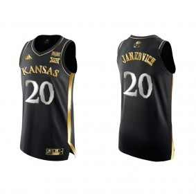 Michael Jankovich Kansas Jayhawks Golden Edition College Basketball Jersey Black