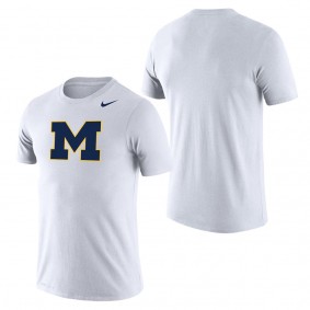 Michigan Wolverines School Logo Legend Performance T-Shirt White
