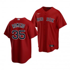 Mikey Romero Boston Red Sox 2022 MLB Draft Jersey Red Alternate Replica