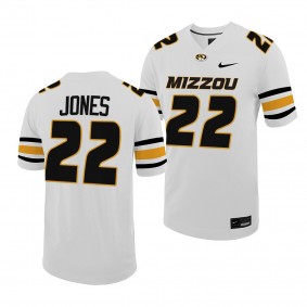 Tavorus Jones Missouri Tigers Untouchable Game Football Jersey Men's White #22 Uniform