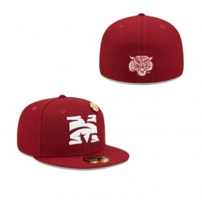 Morehouse Tigers HBCU Collection 59FIFTY Fitted Red Hat