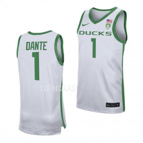 N'Faly Dante #1 Oregon Ducks Replica Basketball Jersey 2022-23 White