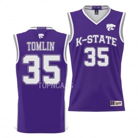 Kansas State Wildcats Nae'Qwan Tomlin Purple #35 Basketball Jersey NIL Pick-A-Player