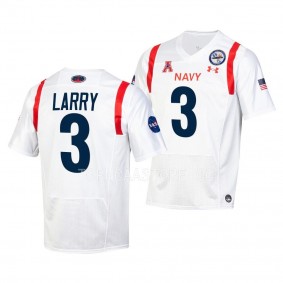 Navy Midshipmen 2022 Special Games Elias Larry #3 White Men's Replica Jersey