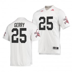 Nate Gerry Nebraska Huskers Premier Strategy White Men Football 25 Jersey