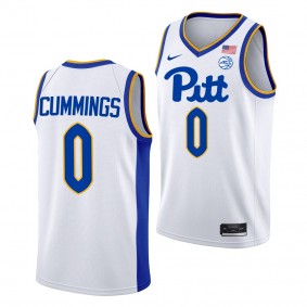 Nelly Cummings Pitt Panthers #0 White College Basketball Jersey 2022-23 Home