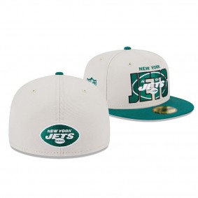 New York Jets Stone 2023 NFL Draft 59FIFTY Fitted Hat