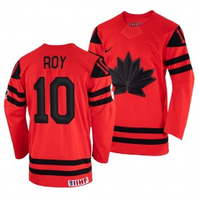 Nicolas Roy Canada Hockey 2022 IIHF World Championship Red Away Jersey #10