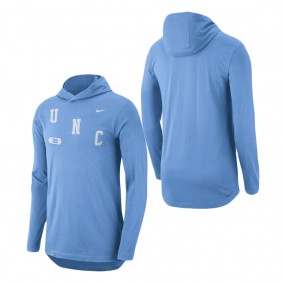 North Carolina Tar Heels Nike Team Performance Long Sleeve Hoodie T-Shirt Carolina Blue
