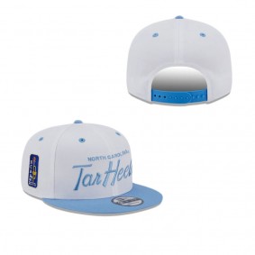 North Carolina Tar Heels Script 9FIFTY Snapback White Hat