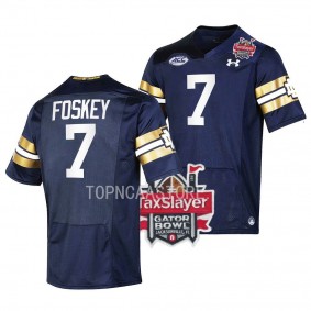 Isaiah Foskey 2022 Gator Bowl Navy Premier Football Jersey