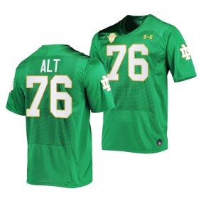 Joe Alt Notre Dame Fighting Irish College Football Kelly Green Men 76 Jersey 2023