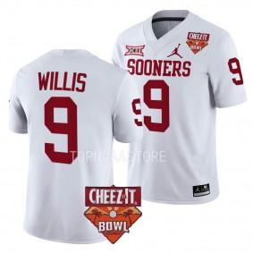 Brayden Willis Oklahoma Sooners 2022 Cheez-It Bowl White College Football Jersey
