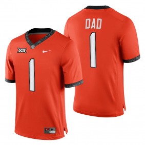 Oklahoma State Cowboys Greatest Dad Orange Jersey 2022 Fathers Day Gift