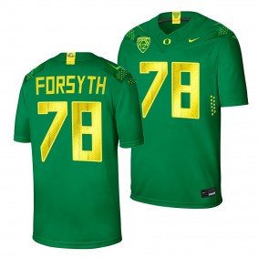 Oregon Ducks #78 Alex Forsyth College Football Green Home Jersey Men's