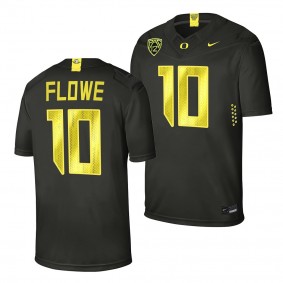 Justin Flowe Oregon Ducks #10 Black Jersey College Football Men's Uniform
