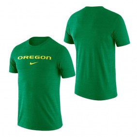 Oregon Ducks Team Issue Velocity Performance T-Shirt Green