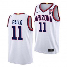 Oumar Ballo Arizona Wildcats #11 White Limited Basketball Jersey 2022-23